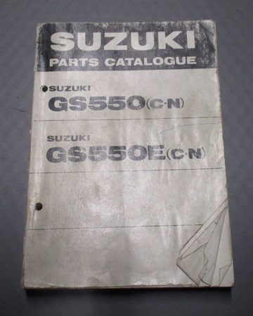 Suzuki GS 550 part list